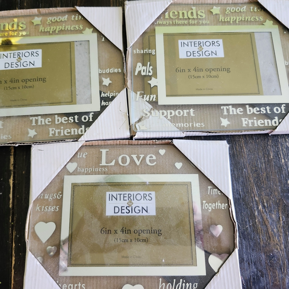 'Love' Decorative Photo Frame - Brown
